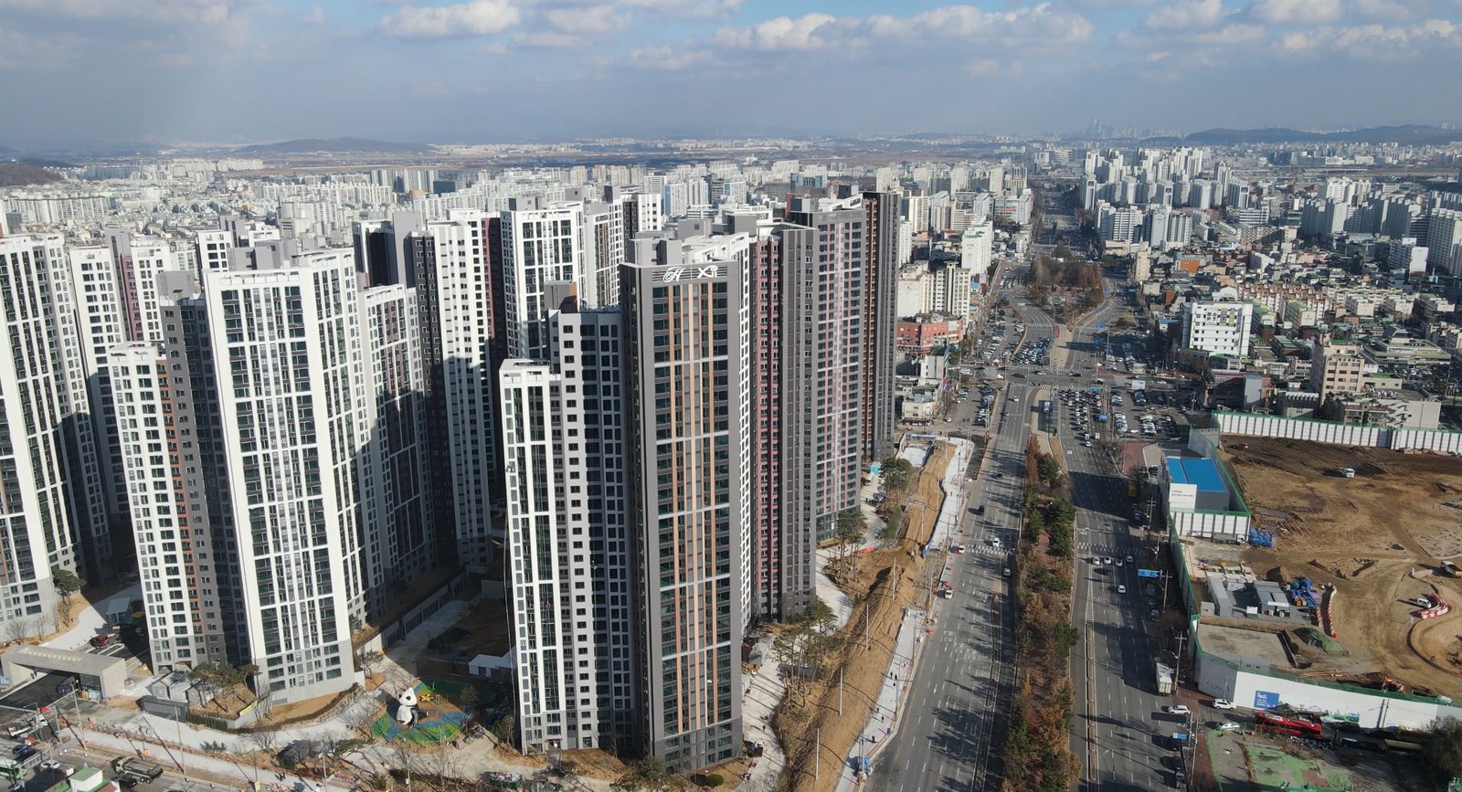OO구역 일대 드론 항공 촬영
