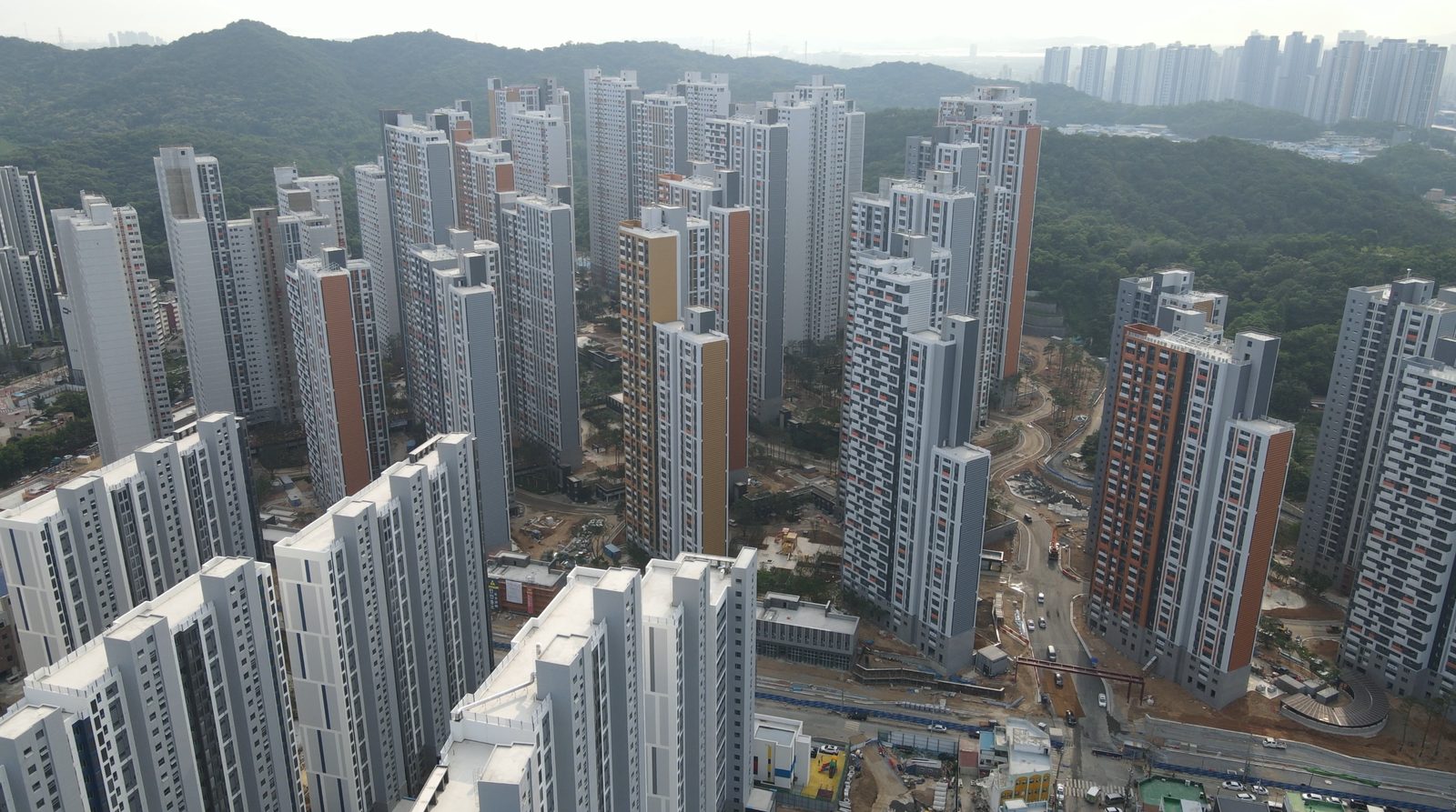 OO구역 재건축 단지 드론 항공 촬영